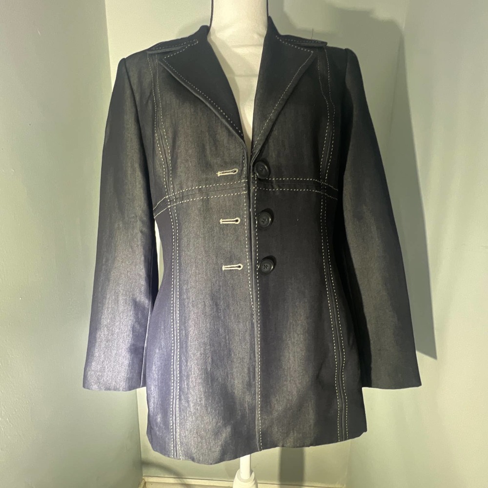 Lena Gabrielle blazer size 10  dark blue